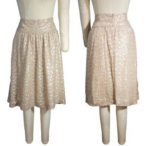 InWear by Helena Metallic Leopard Skirt UK Size 42 or US size 12